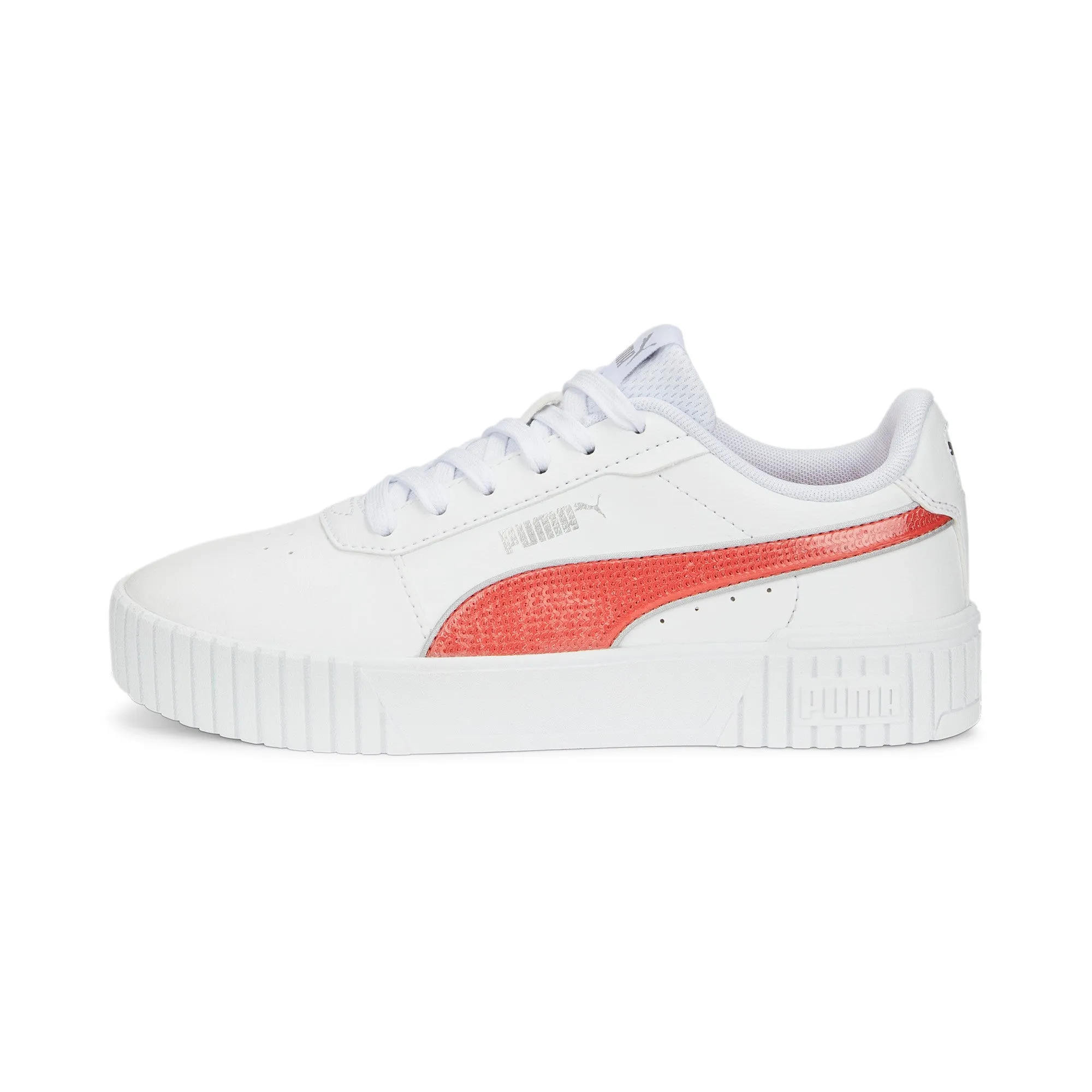 PUMA Junior Girls' Carina 2.0 Glitzy Sneakers Big