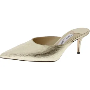 Rav Womens Leather Embellished Mules
