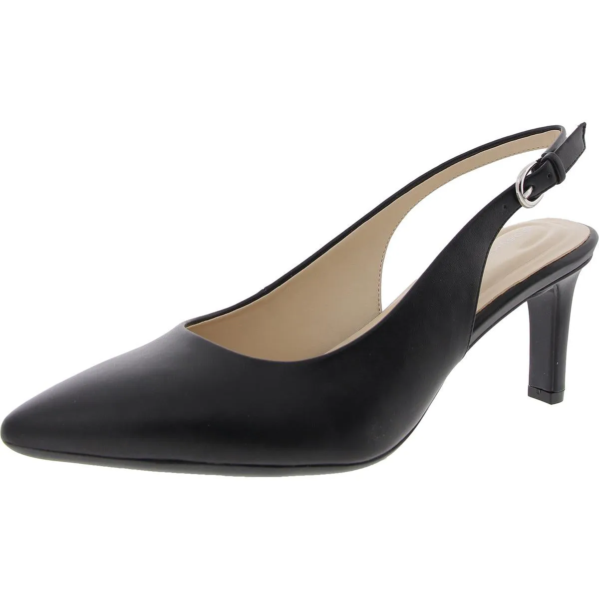 Raveen3 Womens Buckle Manmade Ankle Strap
