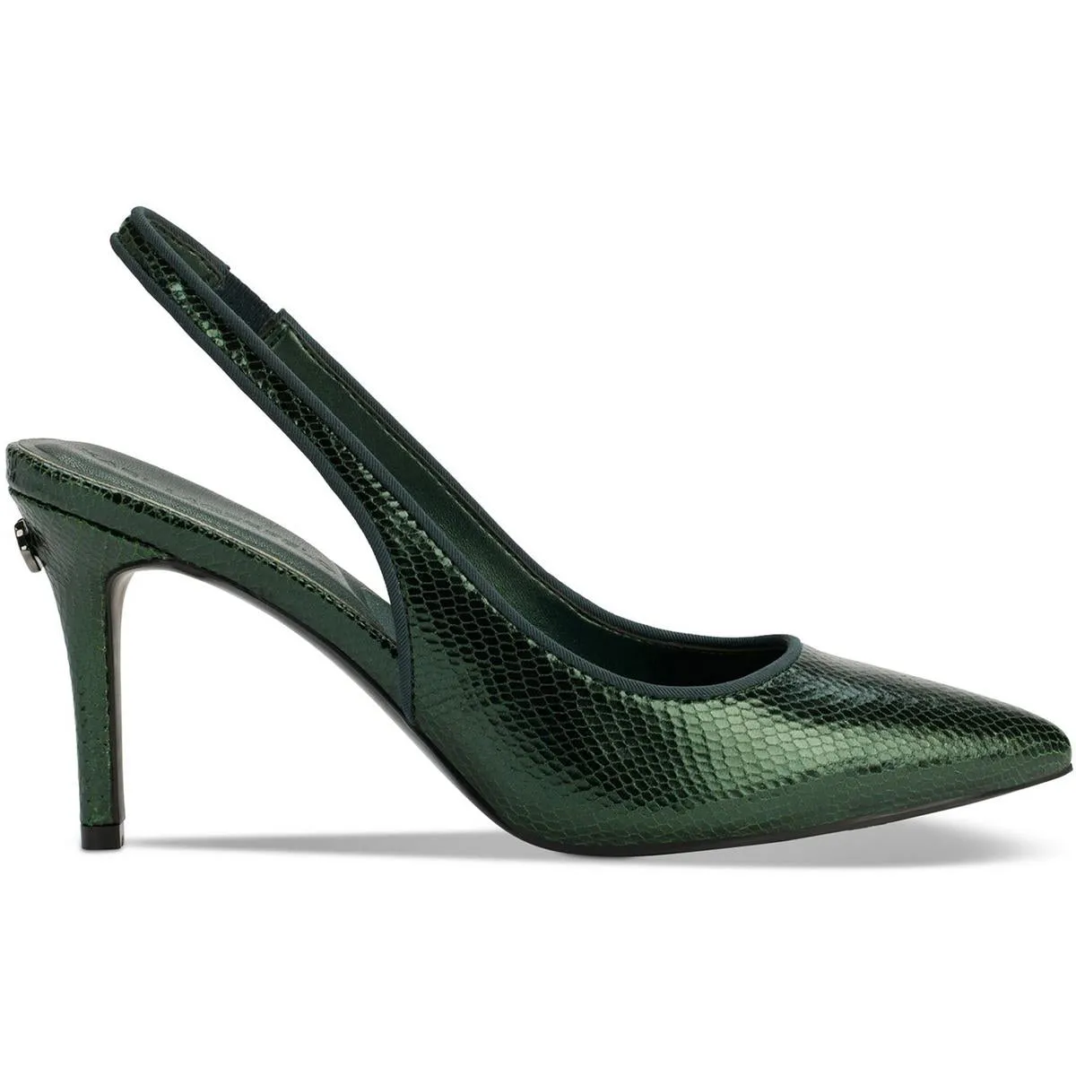 ROSALYN  Womens Metallic Leather Slingback Heels