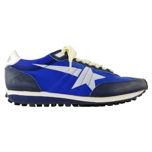 Running Marathon Sneakers - Golden Goose Deluxe Brand - Leather - Blue