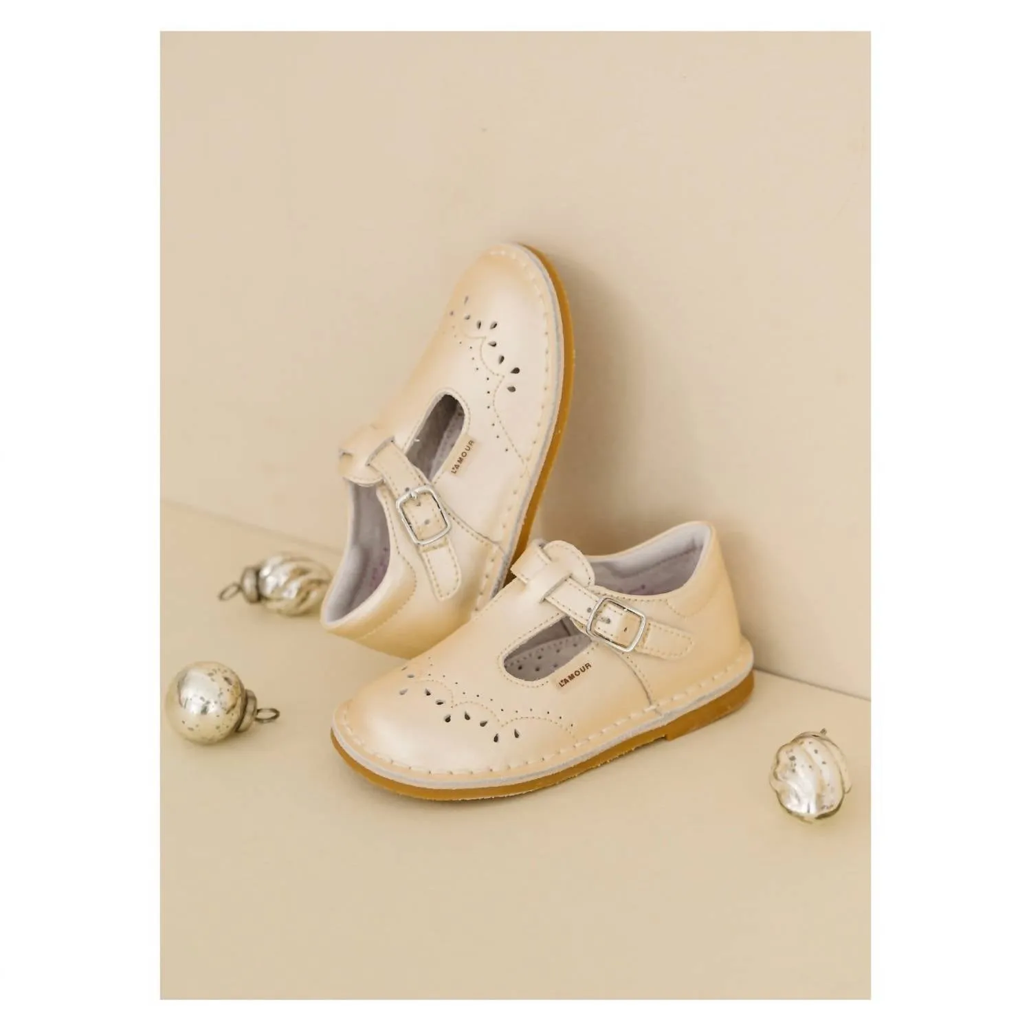 Ruthie Maryjane Shoes In Champagne