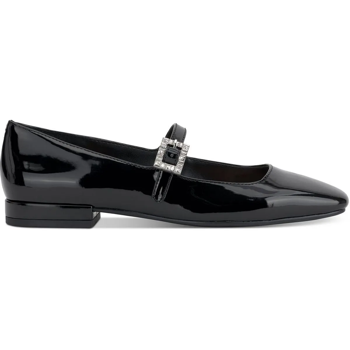 Saadet Womens Buckle Man Made Mary Jane Heels