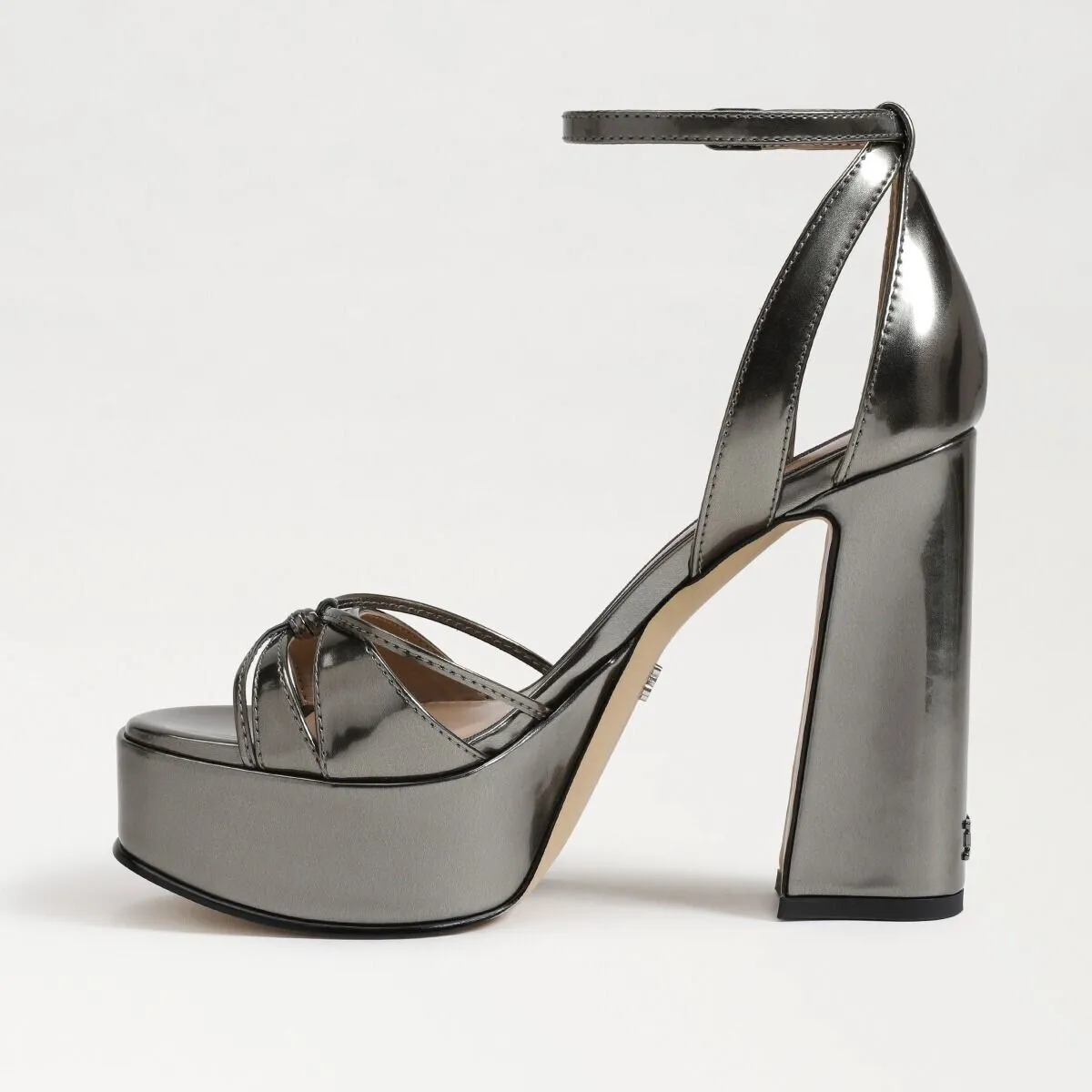 Sam Edelman Kamille I7555S3301 Heel Women's 9.5 Gray Platform Ankle Strap KHD219