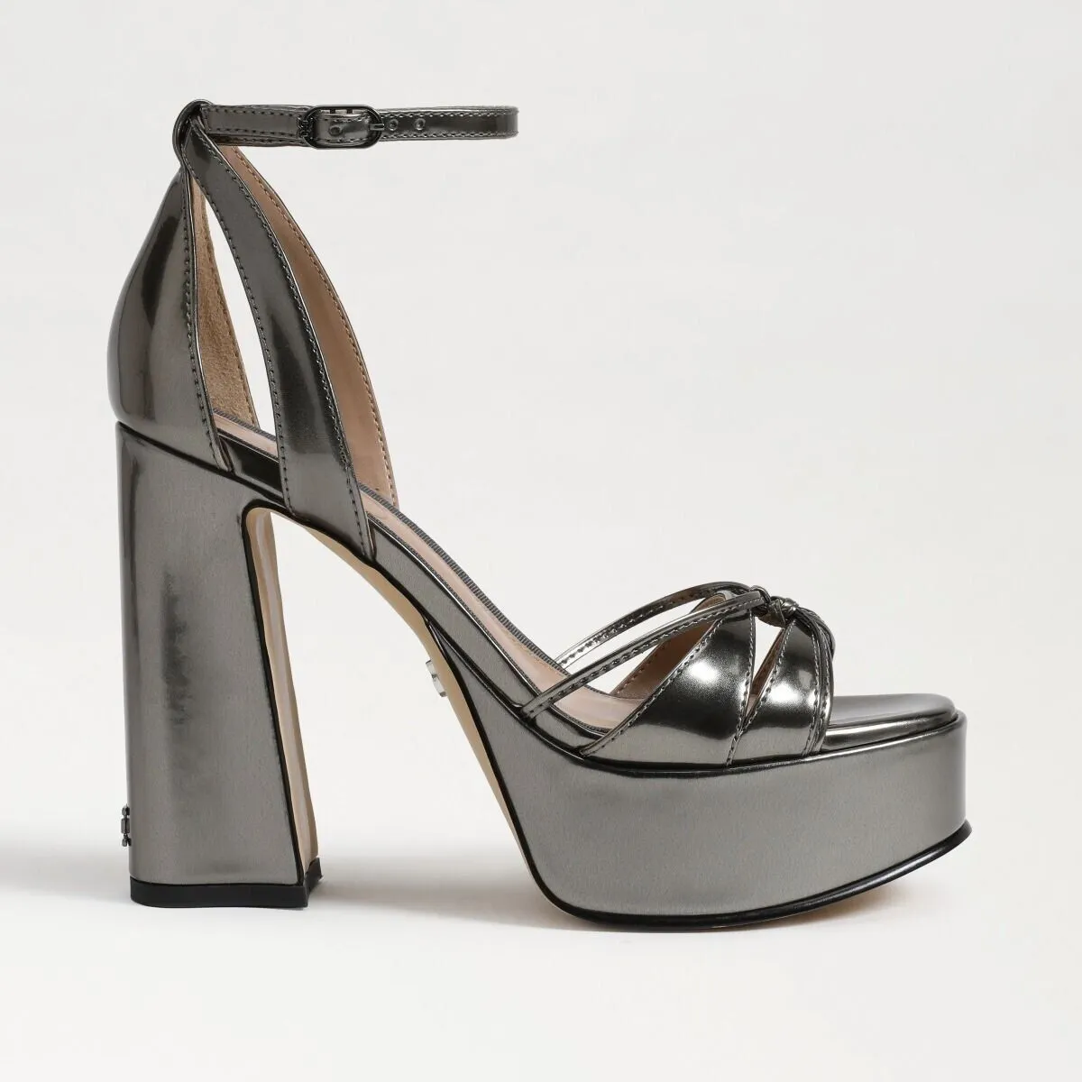 Sam Edelman Kamille I7555S3301 Heel Women's 9.5 Gray Platform Ankle Strap KHD219