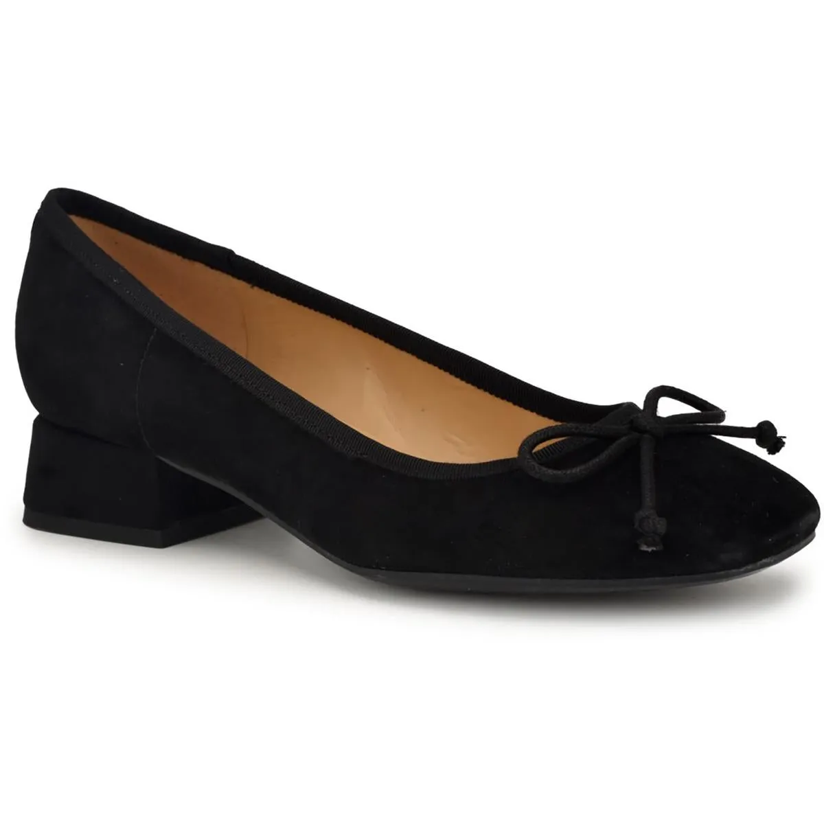 Saruh Womens Bow Leather Pumps