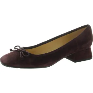 Saruh Womens Bow Leather Pumps