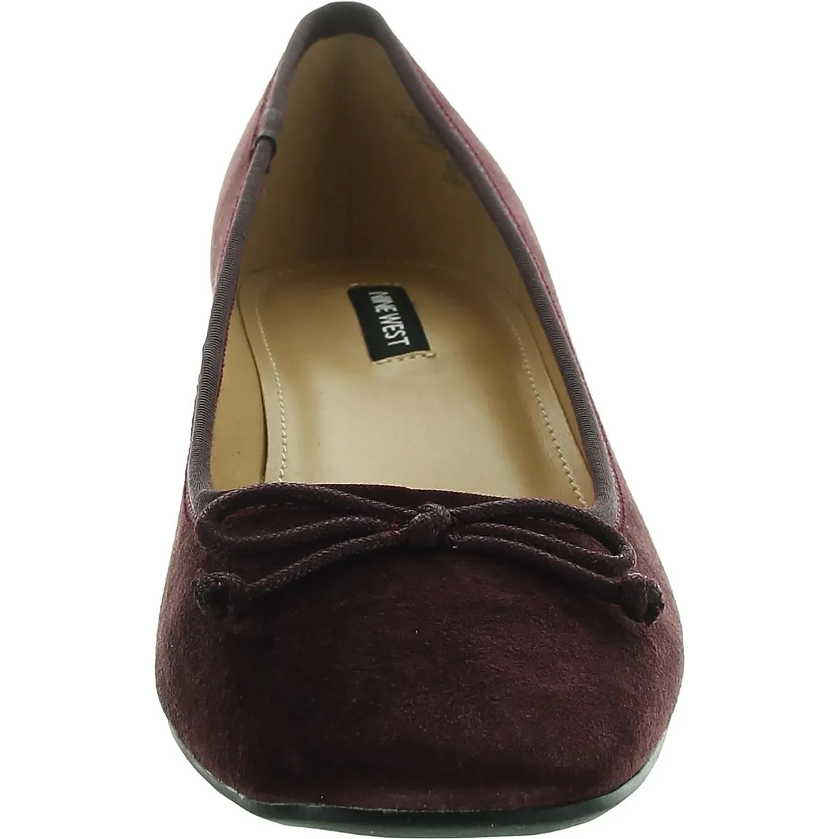 Saruh Womens Bow Leather Pumps