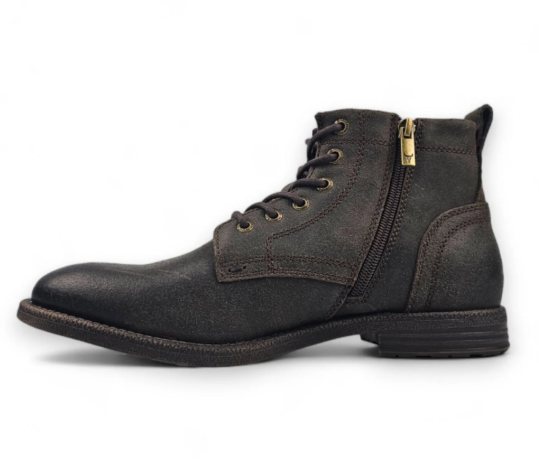 Sebastian - Men's Brown Lace Up Leather Desert Boots