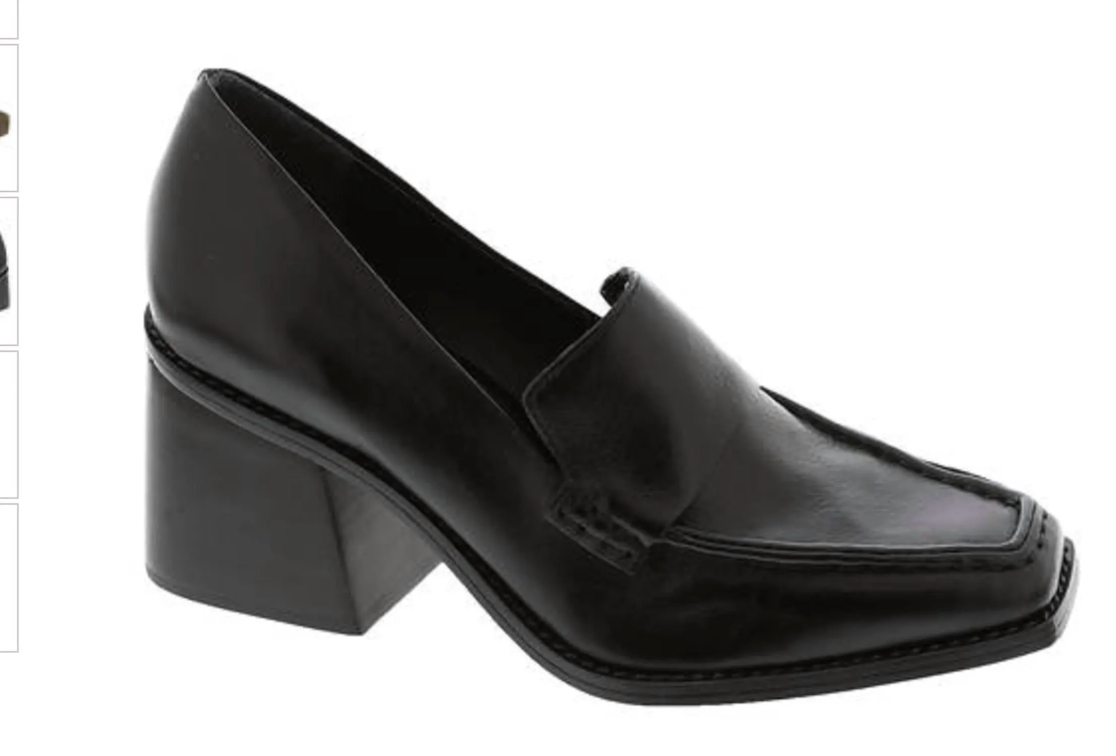 Segillis Heeled Loafer In Black
