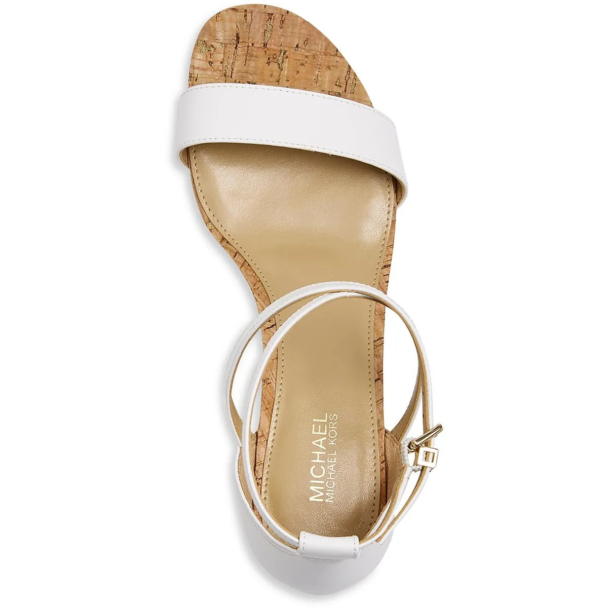Serena Flex Womens Leather Ankle Strap Heels