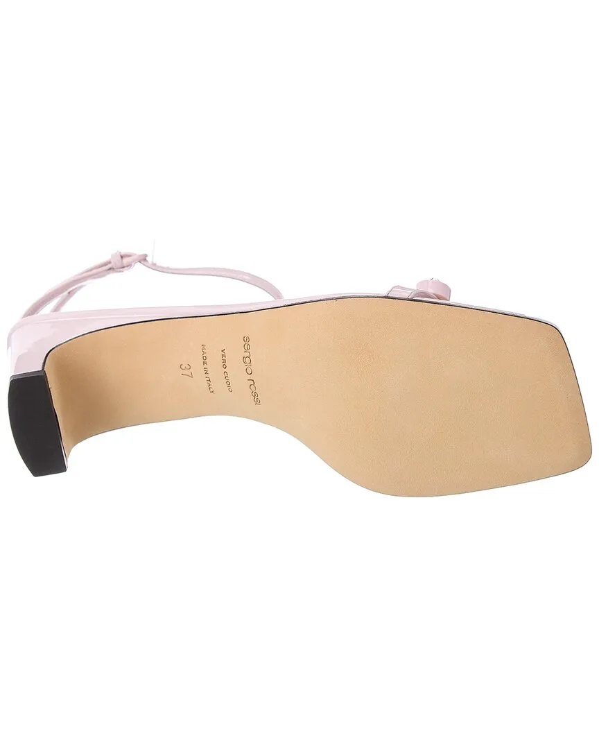 Sergio Rossi SR1 Patent Sandal