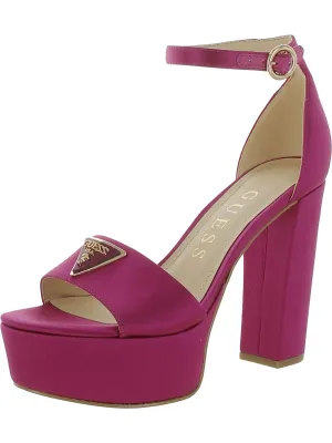 Seton 2 Womens Satin Platform Sandals