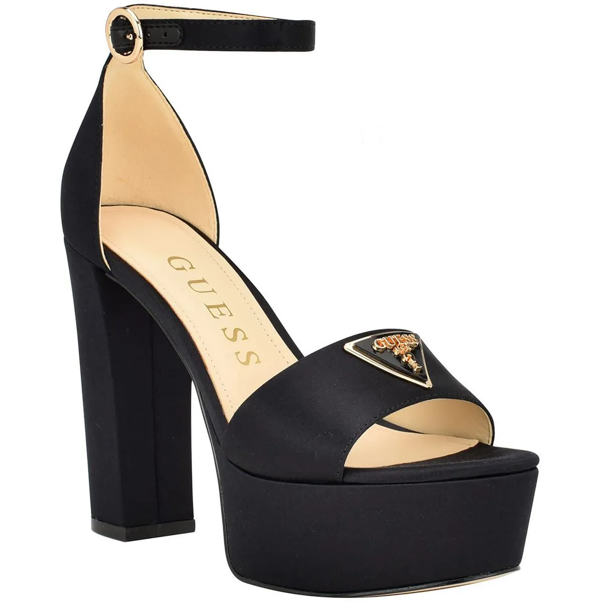 Seton 2 Womens Satin Platform Sandals