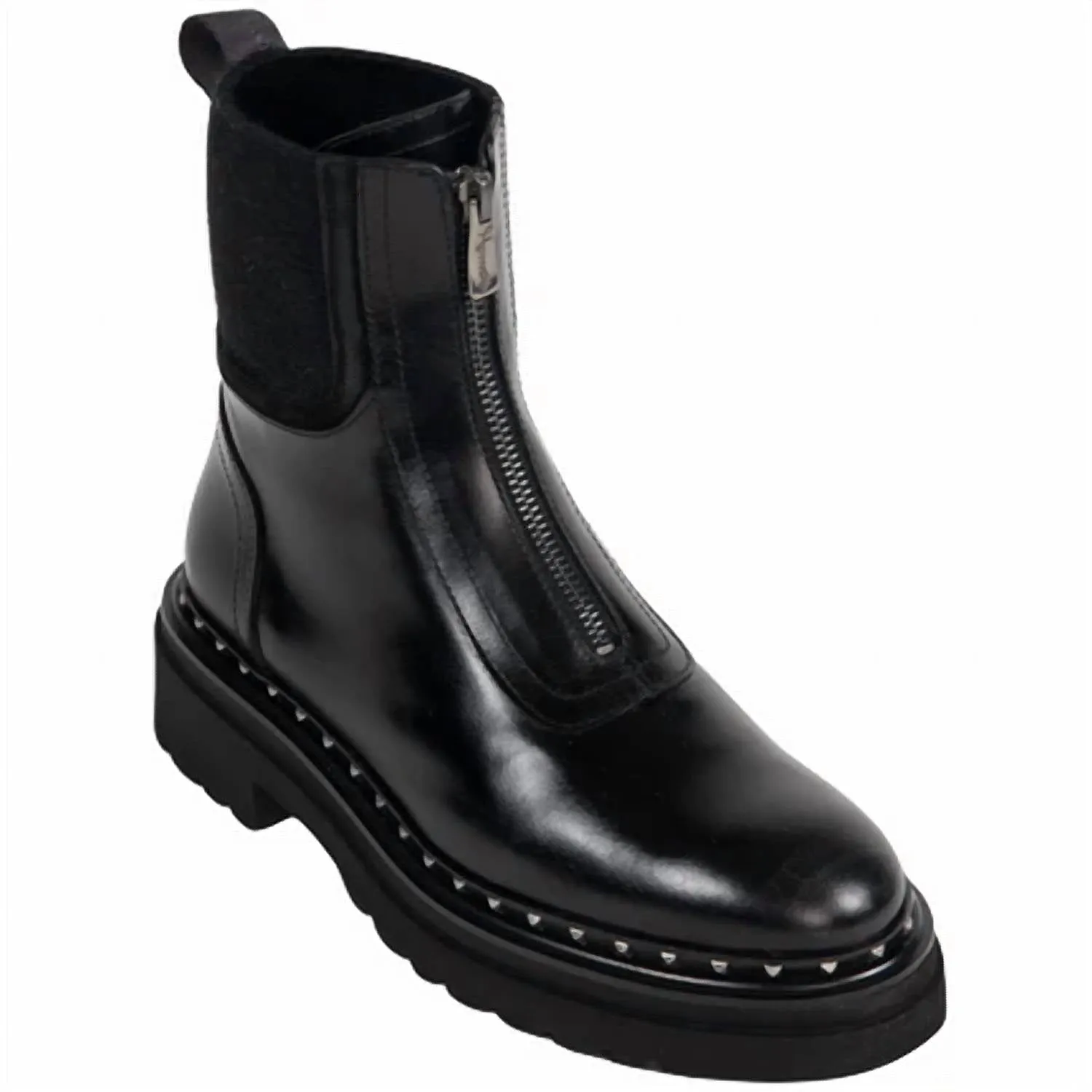 Siena Flat Ankle Boot In Sierra Black