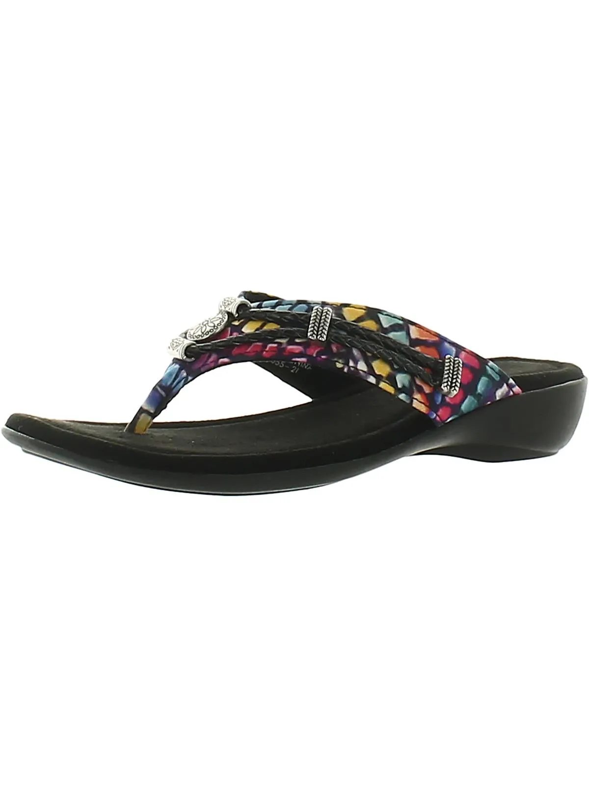 Silverthorne Womens Slip On Slides Thong Sandals