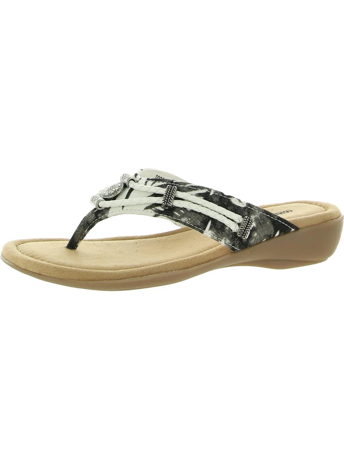 Silverthorne Womens Slip On Slides Thong Sandals