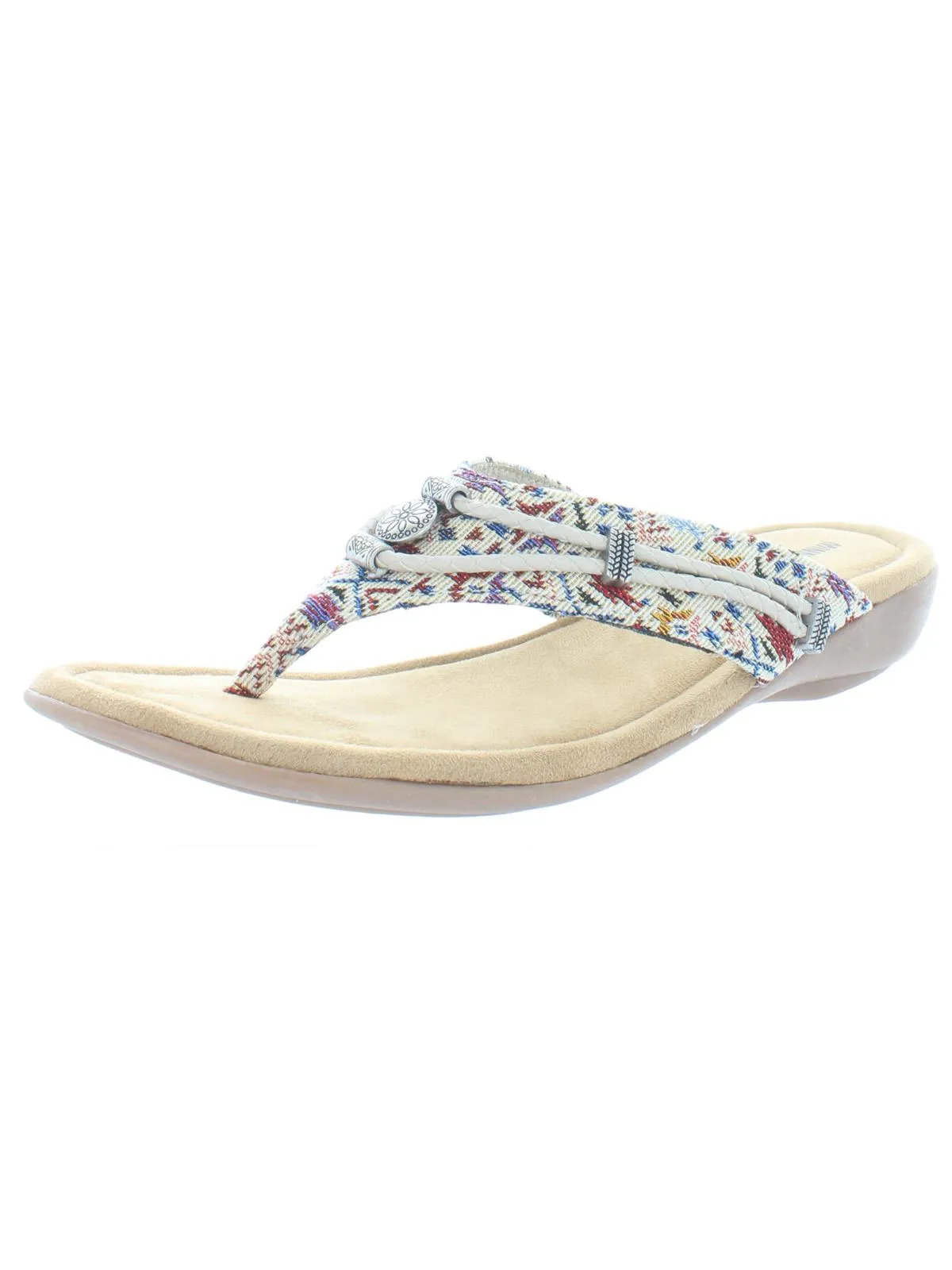Silverthorne Womens Slip On Slides Thong Sandals