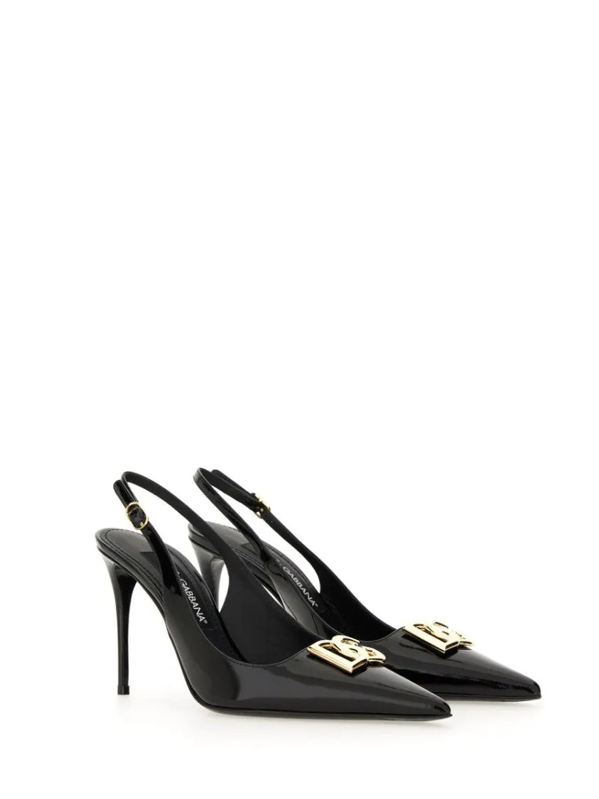 Sling Back With Logo