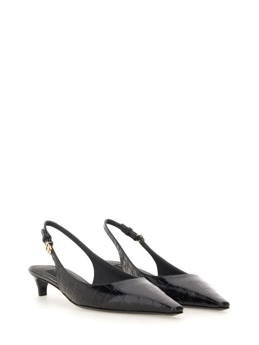 Slingback With Logo