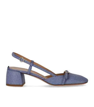 Smoky Blue Slingback Pump