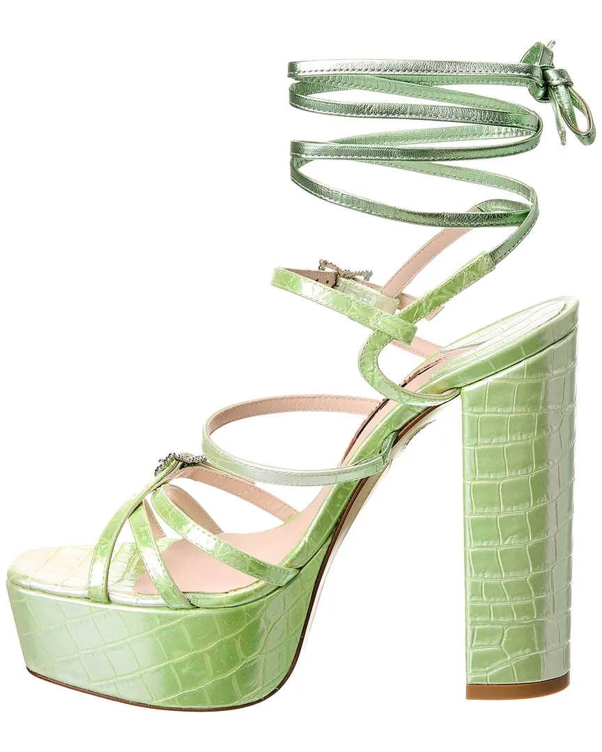 Sophia Webster Venus Leather Platform Sandal