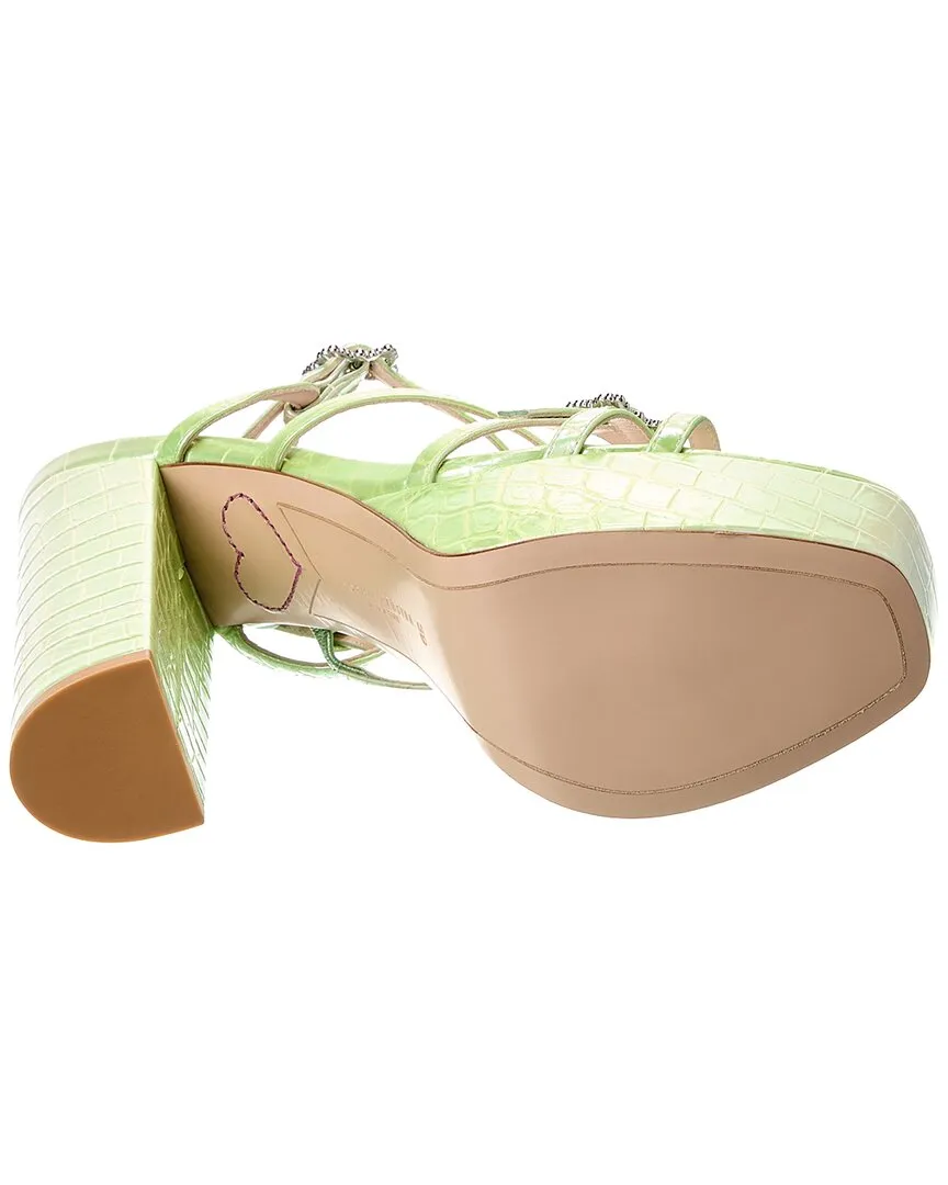 Sophia Webster Venus Leather Platform Sandal