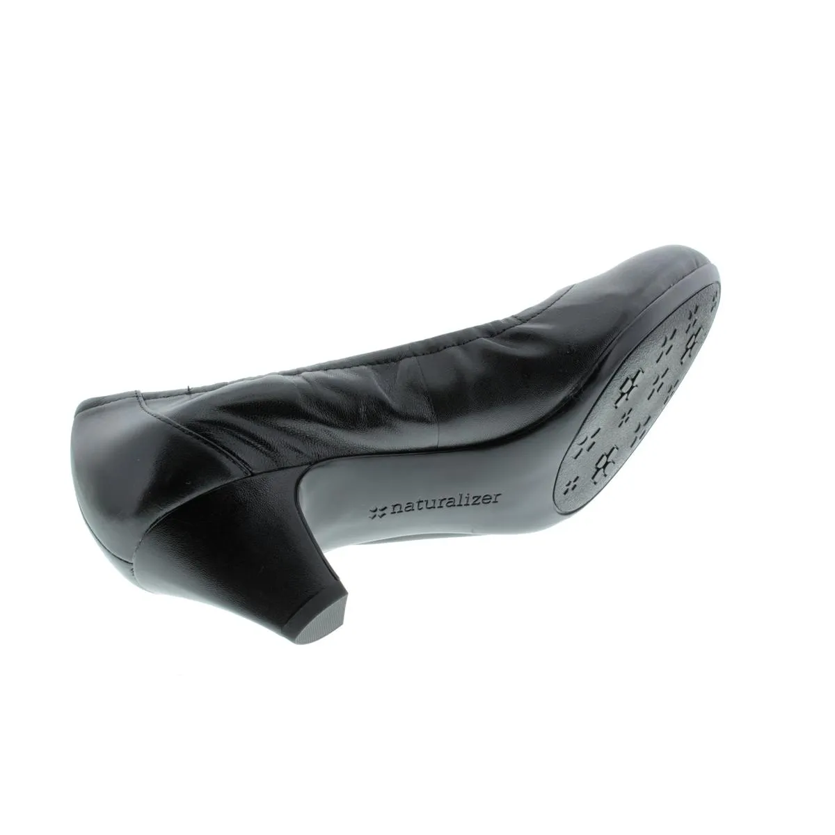 Stargaze Womens Leather Round Toe Pumps