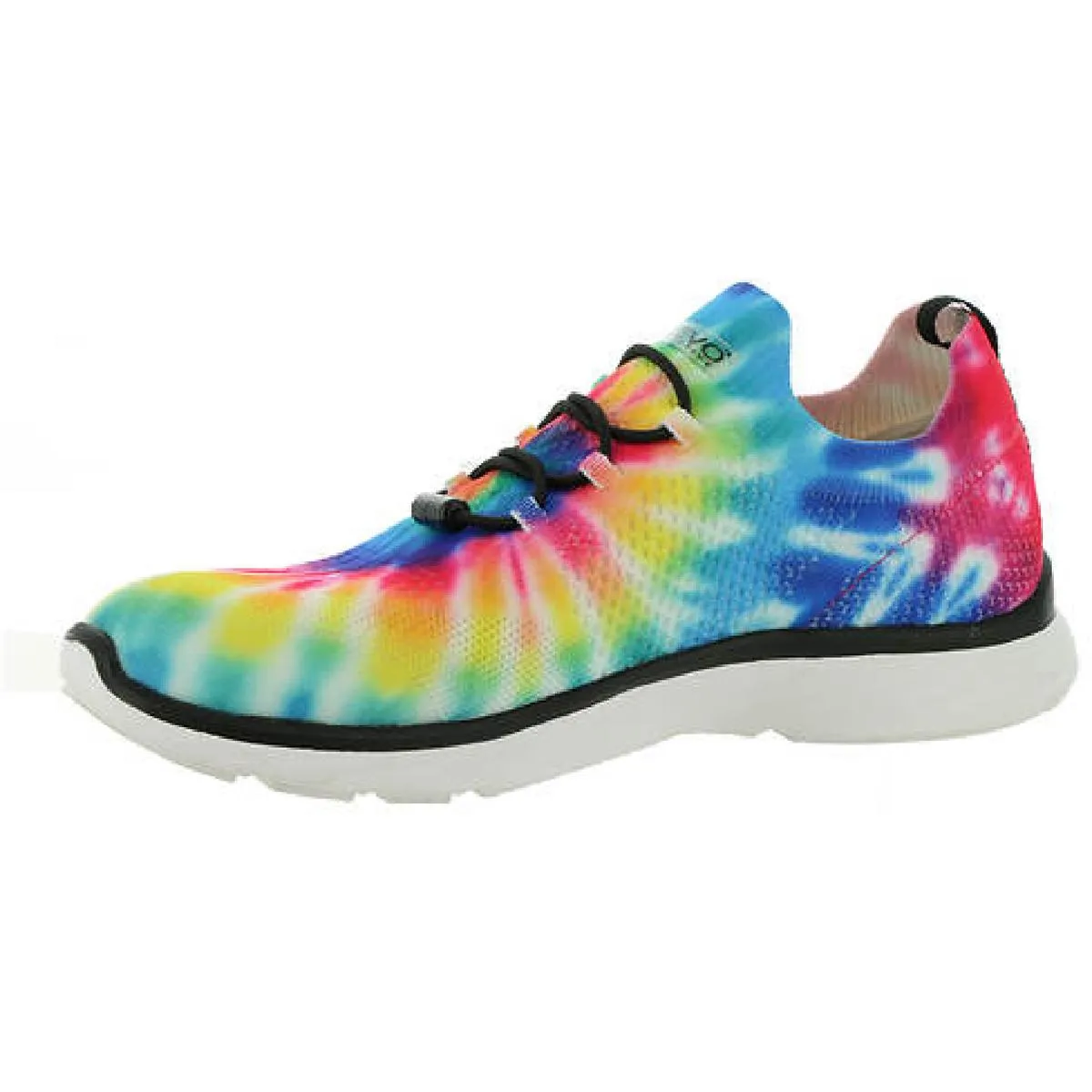 Steffi Womens Knit Fitness Slip-On Sneakers
