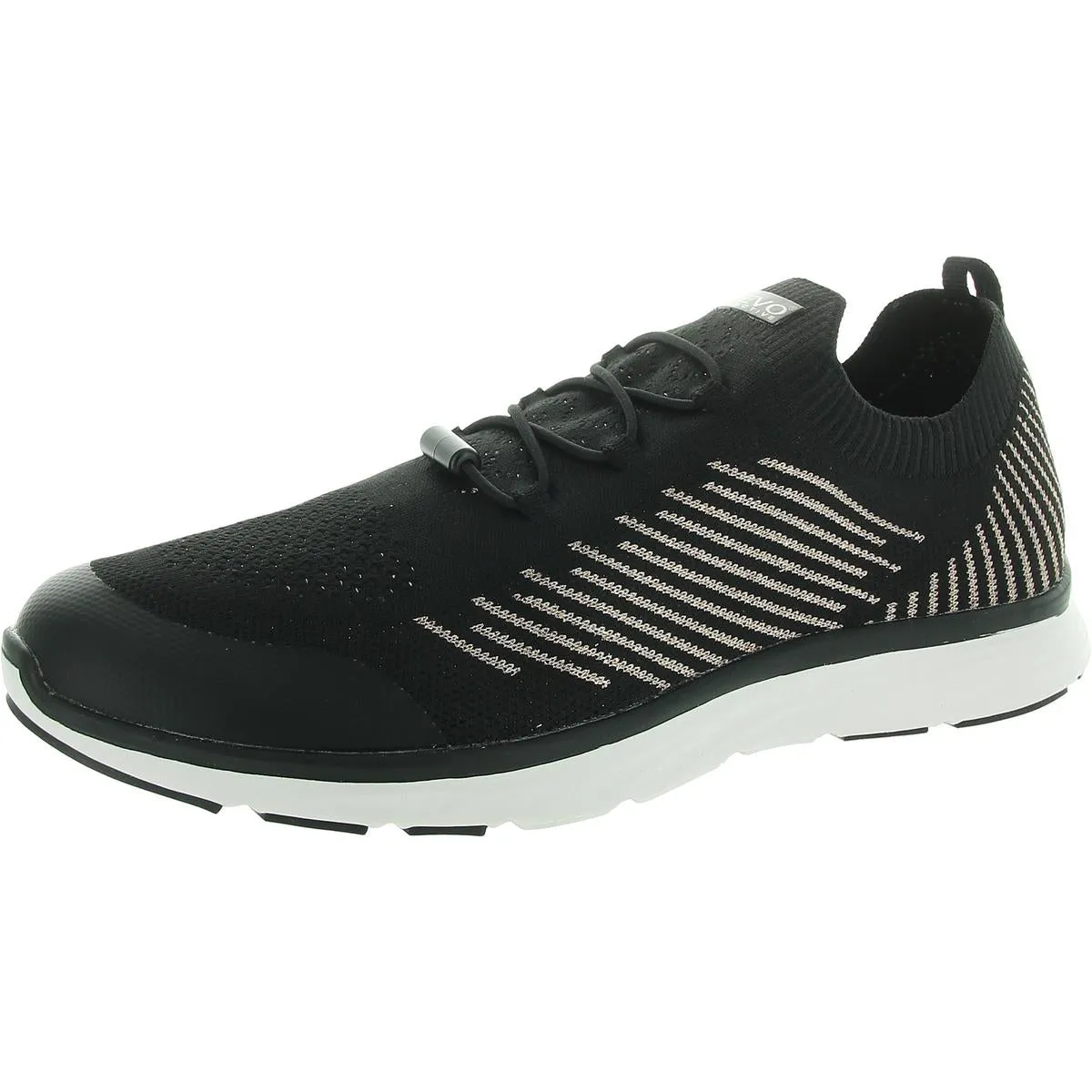 Steffi Womens Knit Fitness Slip-On Sneakers