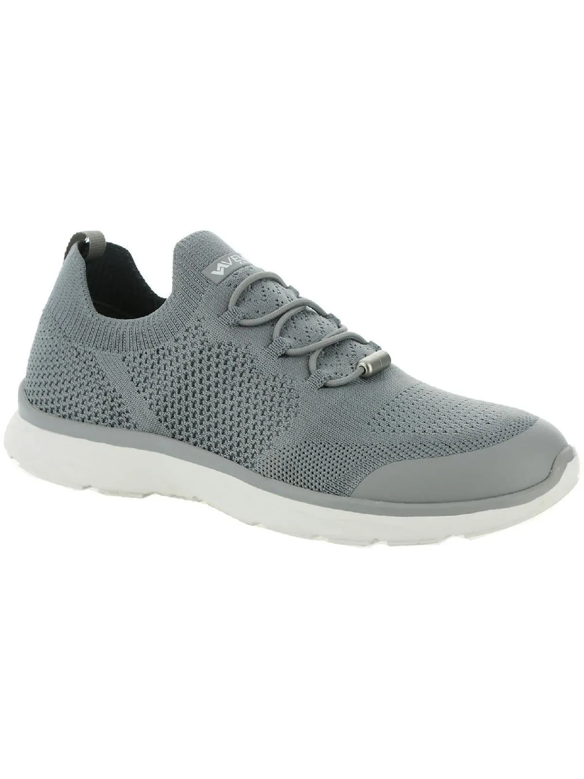 Steffi Womens Knit Fitness Slip-On Sneakers