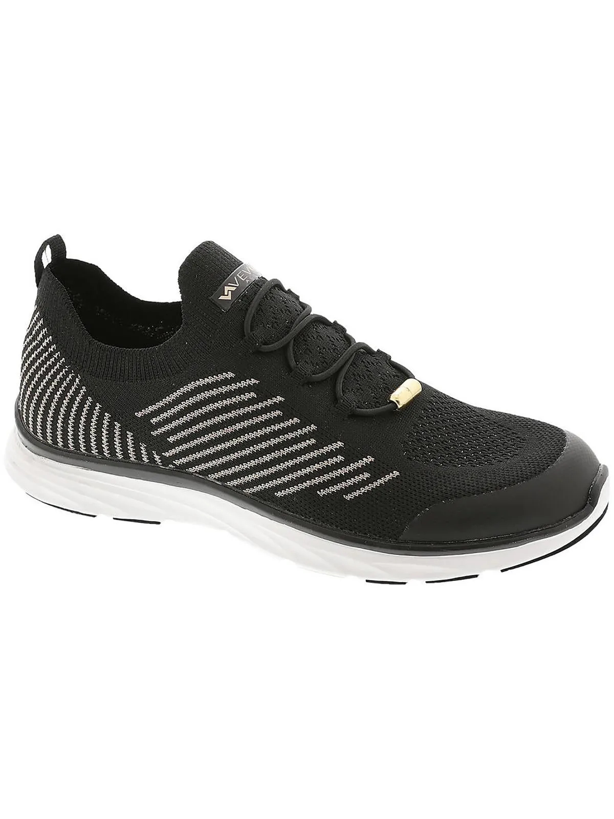Steffi Womens Knit Fitness Slip-On Sneakers