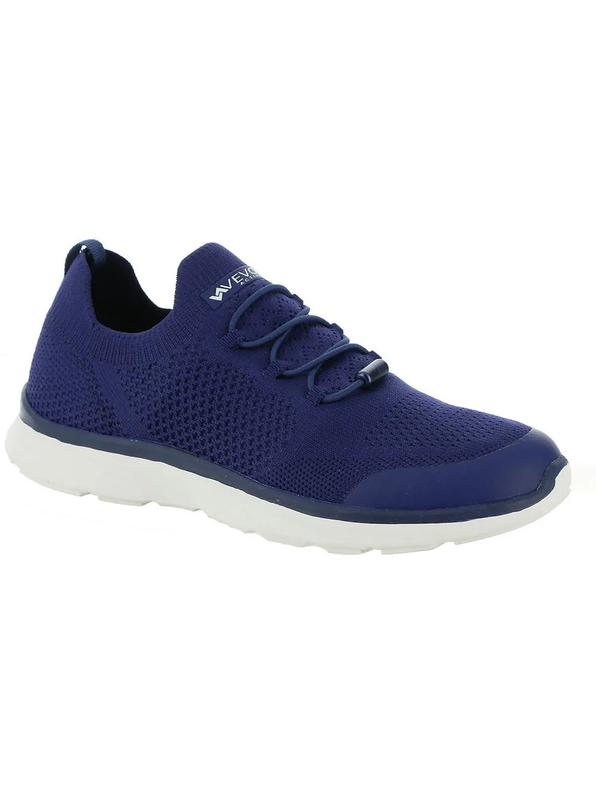 Steffi Womens Knit Fitness Slip-On Sneakers
