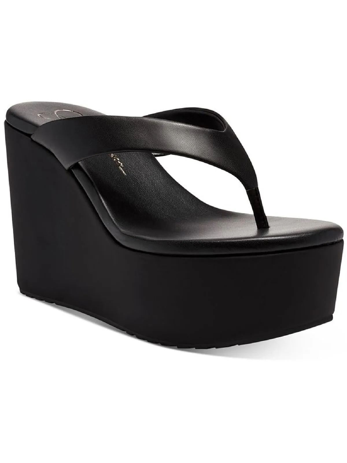 Stilla Womens Thong Sandal Wedge Heels