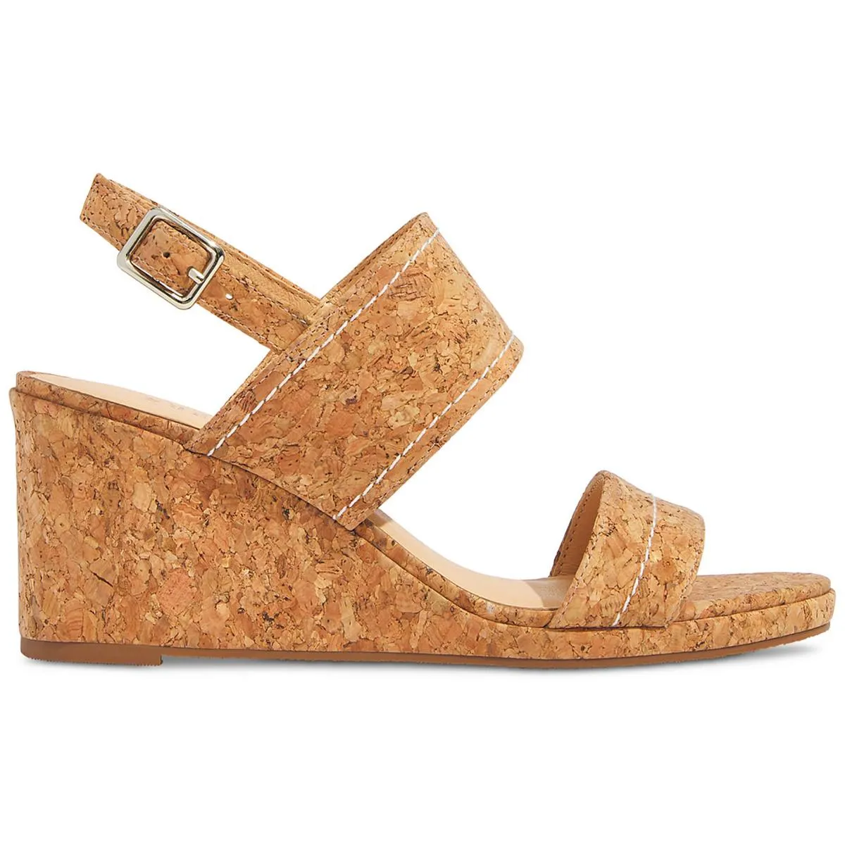 Sunset Wedge Womens Slingback Open Toe Wedge Sandals
