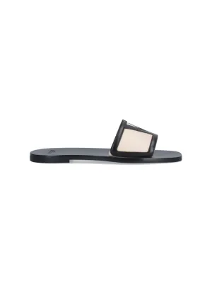 Superstar' Slide Sandals  Black