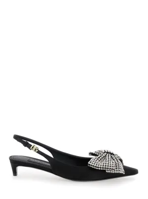 Svarovsky Bow Kitten Heel