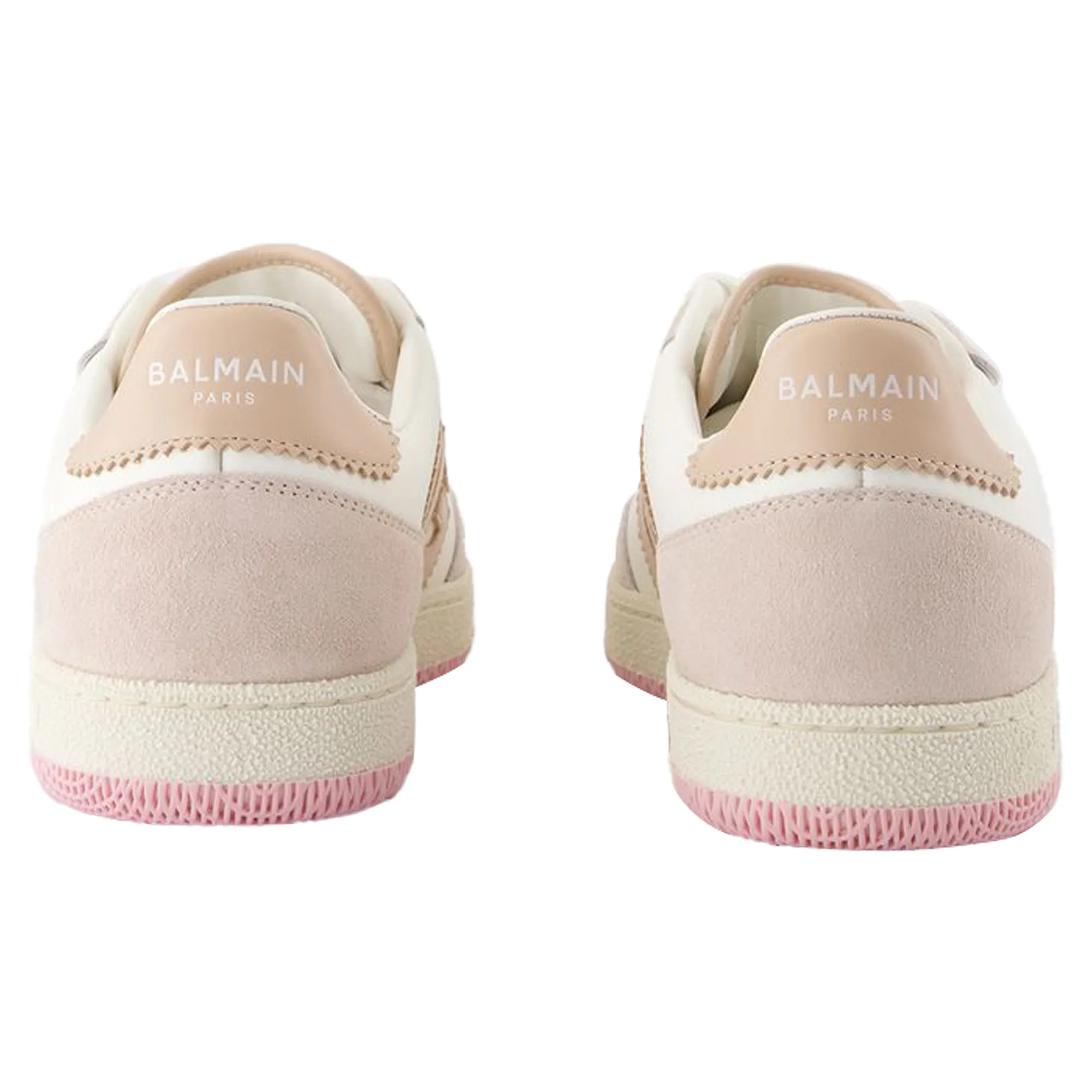 Swan sneakers - Balmain - Leather - Beige