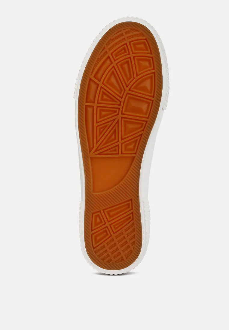 sway chunky sole knitted textile sneakers