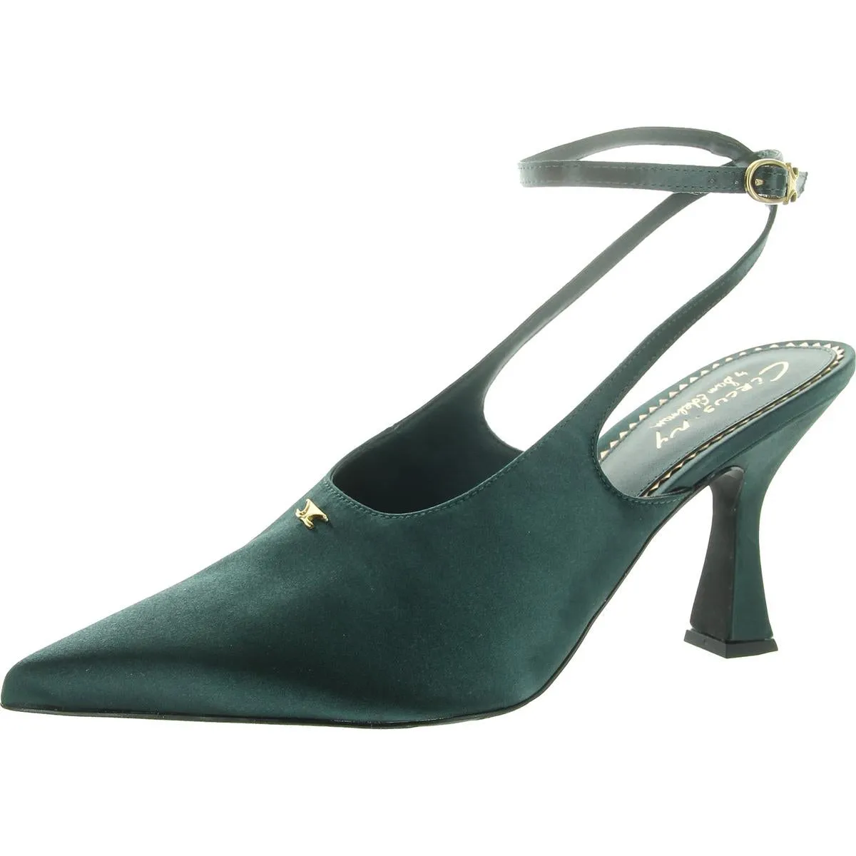 Tara Womens Criss-Cross Slingback Heels