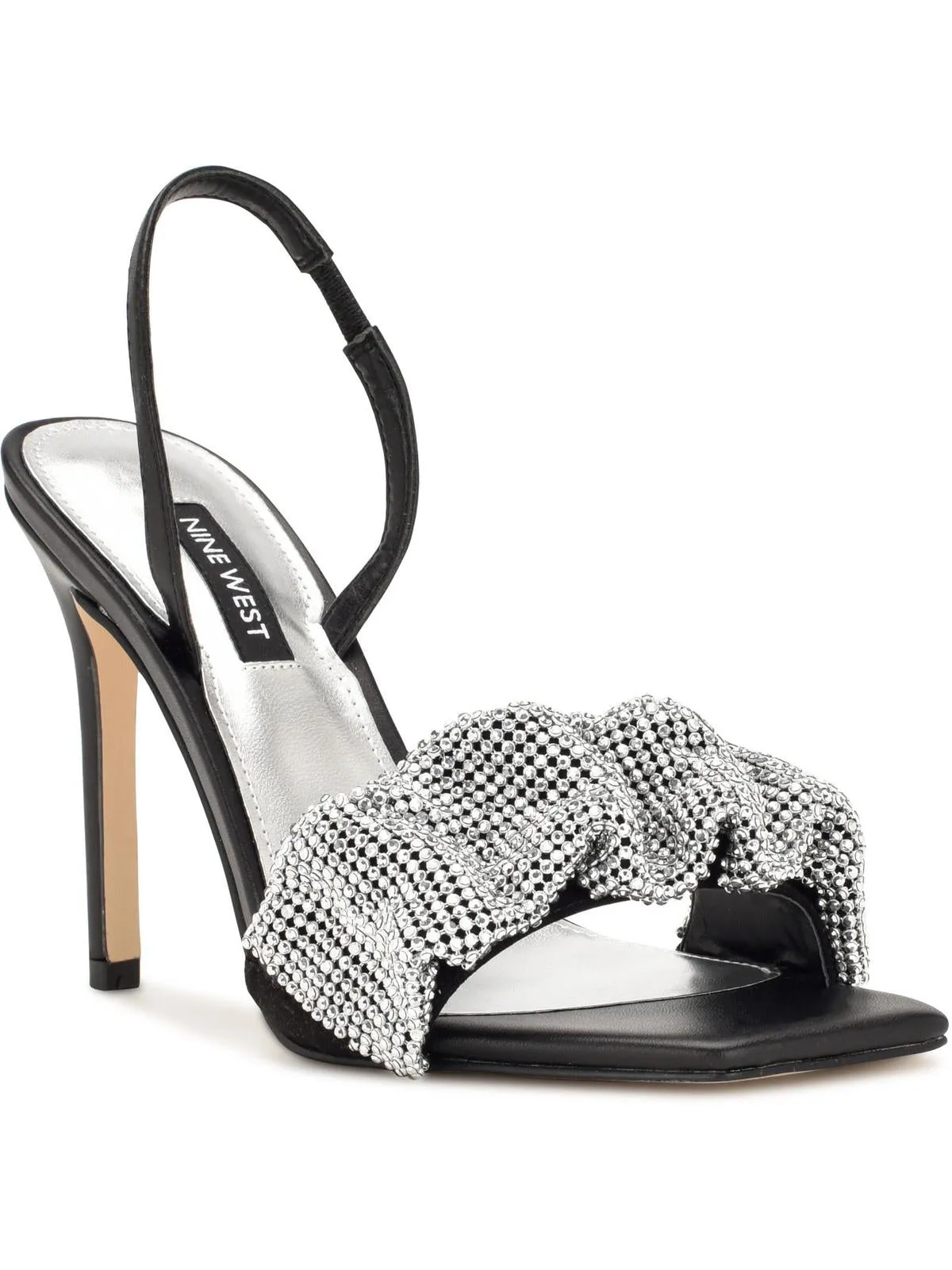 Taray 2 Womens Faux Leather Metallic Heels