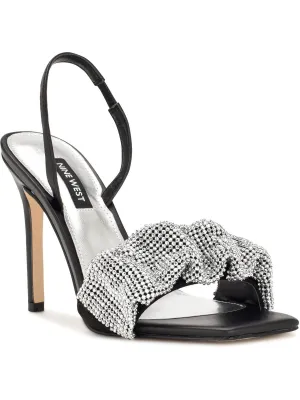Taray 2 Womens Faux Leather Metallic Heels