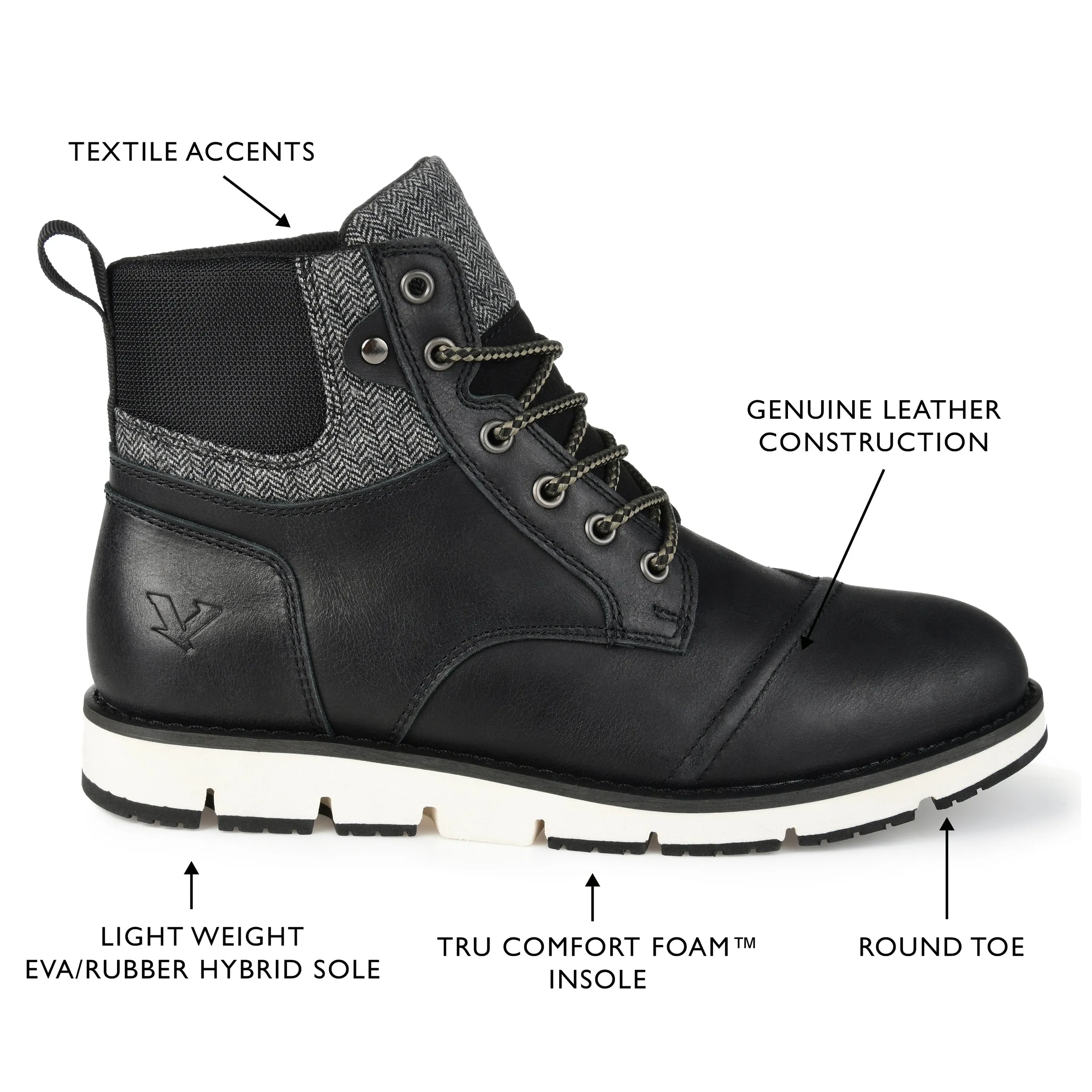 Territory Raider Cap Toe Ankle Boot