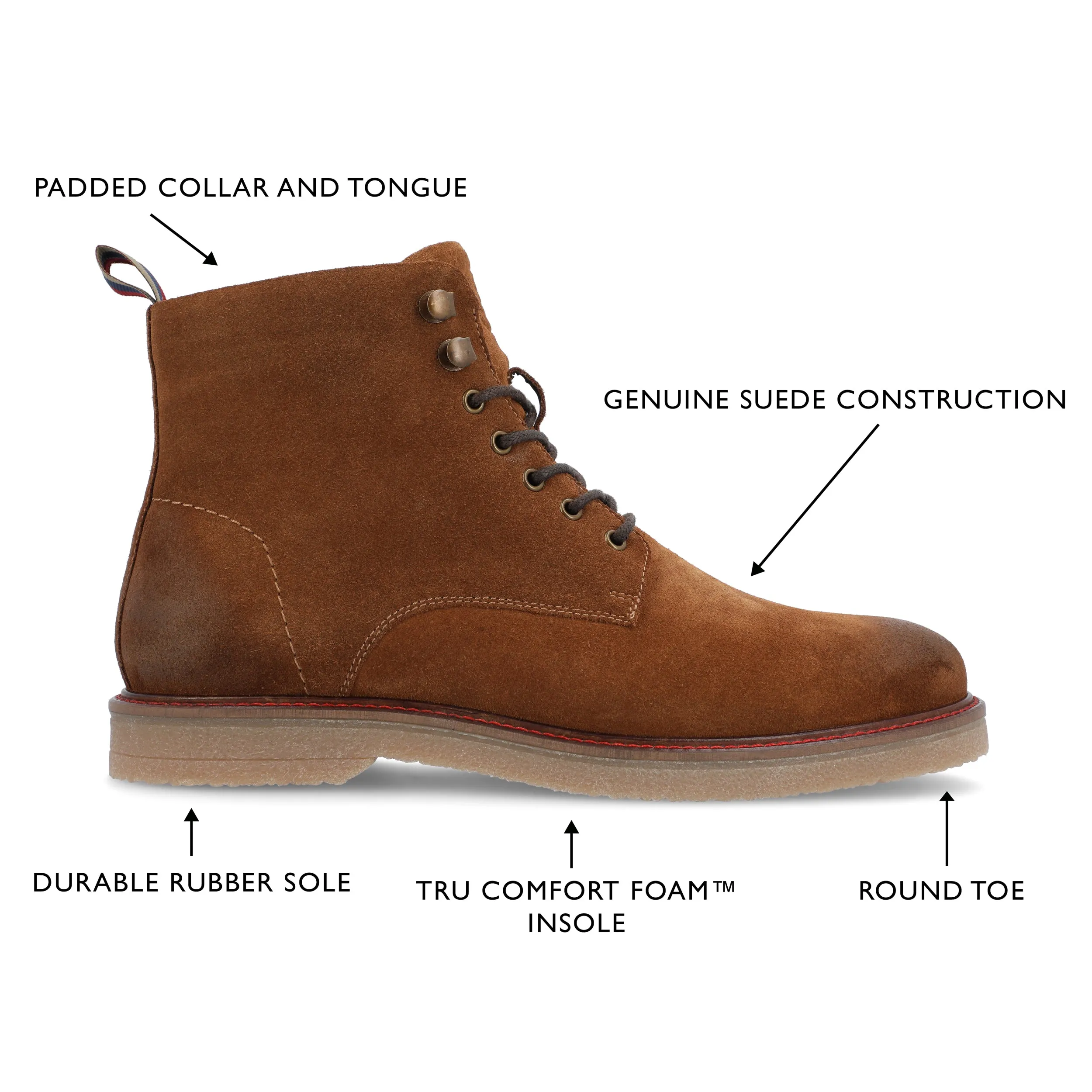 Thomas & Vine Samwell Plain Toe Ankle Boot