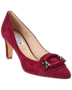 TODs Suede Pump
