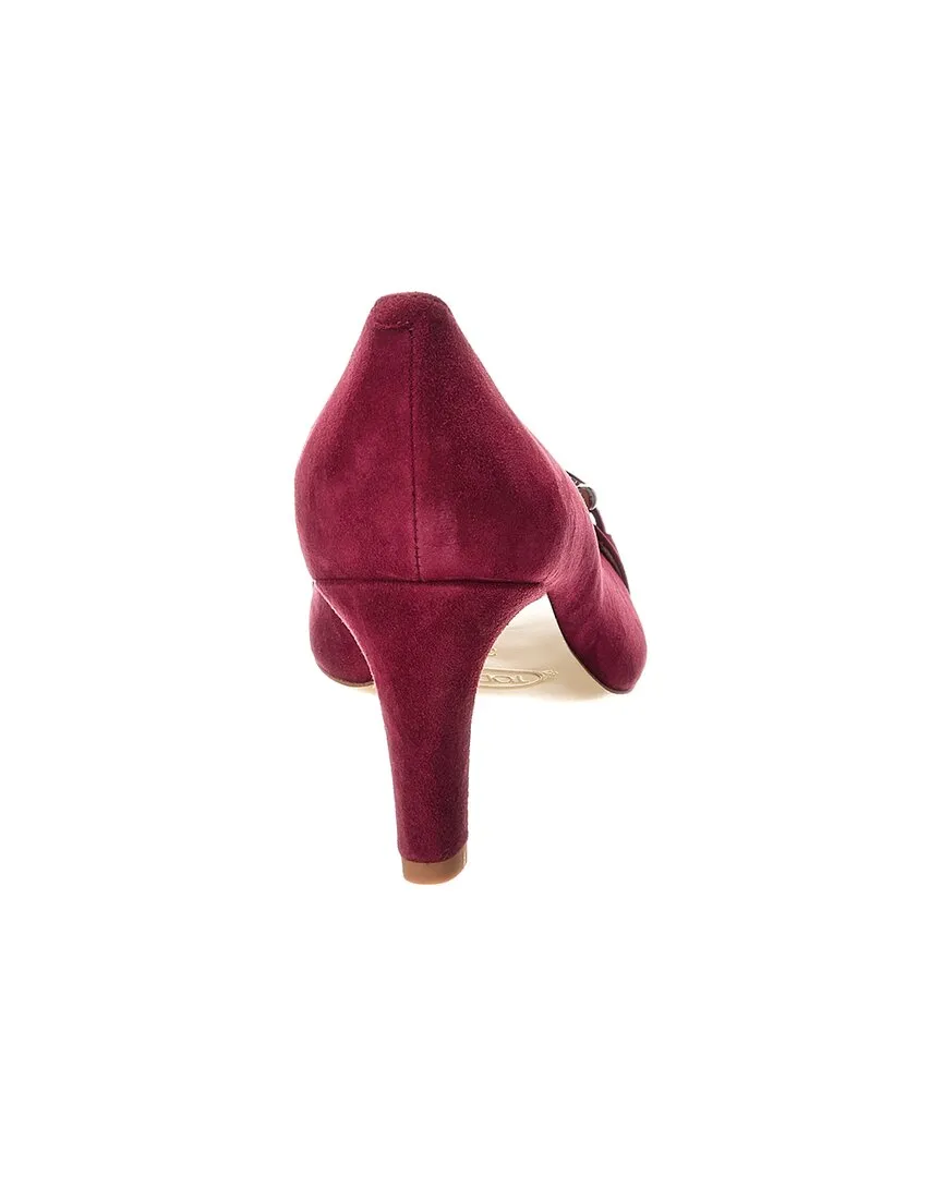 TODs Suede Pump