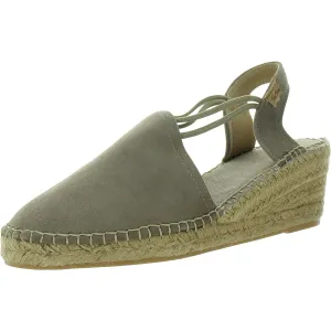 Tremp Womens Suede Wedge Heels