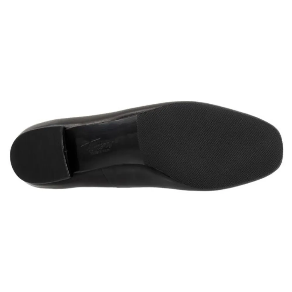 Trotters Desna Black Kid Leather Heel (Women's)