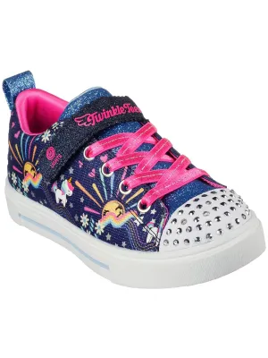 Unicorn Sunshine Girls Studded Metallic Light-Up Shoes