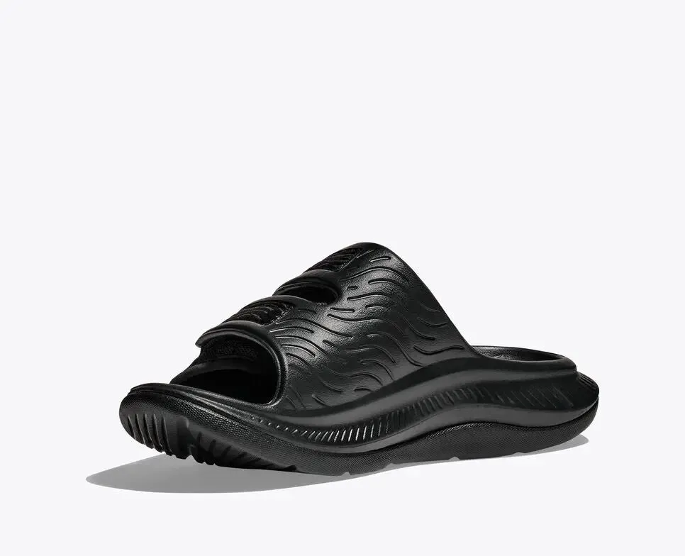 Unisex Hoka Ora Luxe  Premium Recovery Slide with Adjustable Ariaprene Strap & Cushioned Support